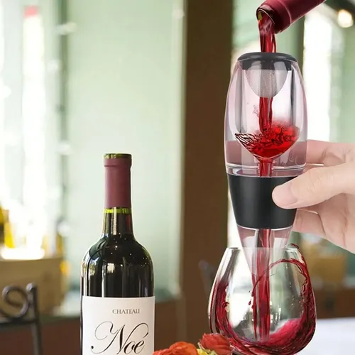 Aereador Oxigenador De Vinos Decantador Magico Sommelier - Imagen 4