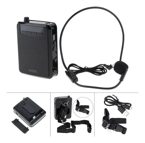 Amplificador con micrófono y vincha K300 guía turistas - Imagen 5
