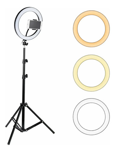 Aro_De_Luz_Led_26_Cm_Con_Tripode_2_Mts__Soporte_Movil_D_978085-MLA112627903762_062026-O.jpg Aro led de 26 cm con Trípode de 2 metros - Imagen 1