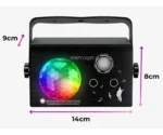 Bola Magica Luz Laser Control Remoto Audiorritmica Ems-45 - Imagen 9