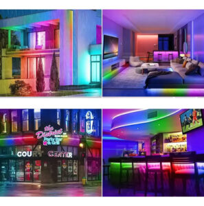 Tira de luces usb led luz neon 5 metros con control rgb-ic – colores disponibles