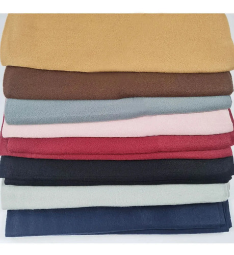 Bufandon Unisex Bufanda Grande 160x29 Cm Invierno Frio Kd35 Color Crema Diseño De La Tela Liso Talle Único - Imagen 6