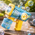 Burbujero pistola lanza burbujas a pilas infantil 24174 - Imagen 12