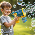 Burbujero pistola lanza burbujas a pilas infantil 24174 - Imagen 13
