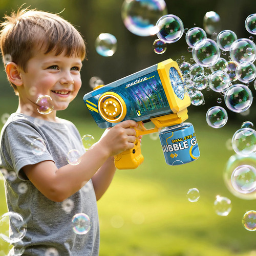 Burbujero pistola lanza burbujas a pilas infantil 24174 - Imagen 13