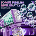 Burbujero pistola lanza burbujas a pilas infantil 24174 - Imagen 7