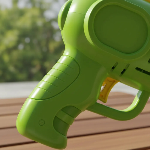 Burbujero Pistola Lanza Burbujas Automatica Juguete 240-8987 Verde - Imagen 13