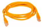 Cable De Red 2 Mts Cat. 6e Patch Utp Internet Pc Naranja
