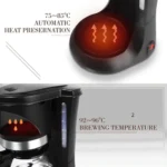Cafetera Electrica Mega Express 1,2 Lts 900w 220v Me-6010 - Imagen 4