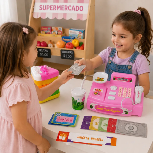 Caja Registradora Juguete Para Chicos Luz Sonido A Pilas - Imagen 4