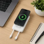 Cargador Magnetico Inalambrico Para Celular Powerbank 1063 Blanco - Imagen 2