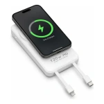 Cargador Magnetico Inalambrico Para Celular Powerbank 1063 Blanco