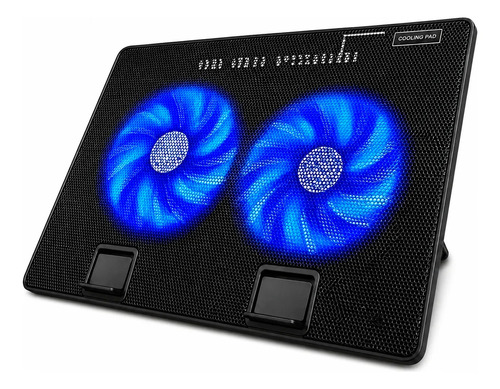 Cooler_Para_Notebook_B-8_Doble_Usb_17_PuLG_Antideslizante_D_841057-MLA111971711688_062026-O.jpg Base cooler doble enfriamiento para notebook 17 pulgadas Usb B-9 - Imagen 1