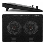 Base cooler doble enfriamiento para notebook 17 pulgadas Usb B-9 - Imagen 3