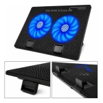 Base cooler doble enfriamiento para notebook 17 pulgadas Usb B-9 - Imagen 4