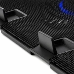 Base cooler doble enfriamiento para notebook 17 pulgadas Usb B-9 - Imagen 5