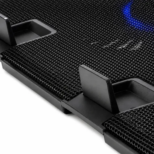 Base cooler doble enfriamiento para notebook 17 pulgadas Usb B-9 - Imagen 5