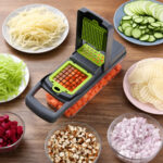 Colador Cortador Ajustable De Verduras 8 Cuchillas 14 En 1 - Imagen 4
