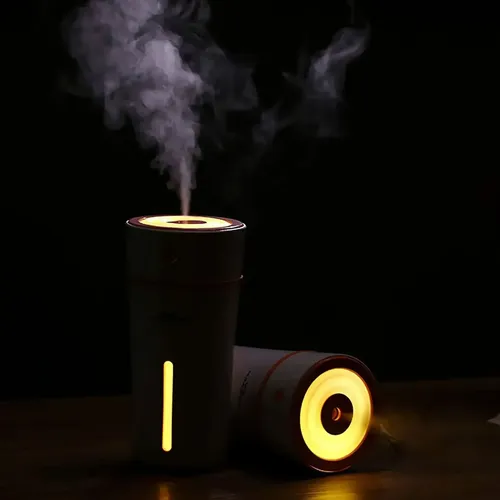 Humidificador Vaso Bolduke Portátil Para Hogar U Oficina Blanco Con Negro - Imagen 8