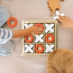 Juego De Mesa Tateti Madera Tablero Entretenimiento Mt08954