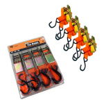 Kit Set X4 Lingas Tensoras Amarre Cricket 4mts X 25mm 21875