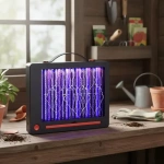 Lampara Mata Mosquitos Y Moscas Insectos Led Uv Av24888 Violeta - Imagen 8