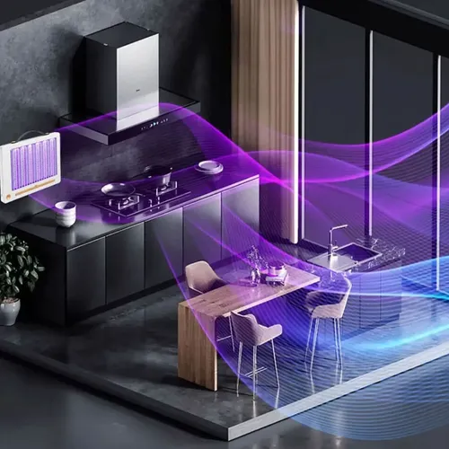 Lampara Mata Mosquitos Y Moscas Insectos Led Uv Av24888 Violeta - Imagen 3