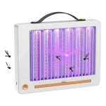 Lampara Mata Mosquitos Y Moscas Insectos Led Uv Av24888 Violeta