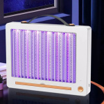 Lampara Mata Mosquitos Y Moscas Insectos Led Uv Av24888 Violeta - Imagen 5