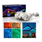 Luces LED inteligentes multicolor 15 metros para fachada decoración casa S6800 - Imagen 2