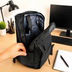 Mochila 3 en 1 urbana porta notebook negra – detalle del producto