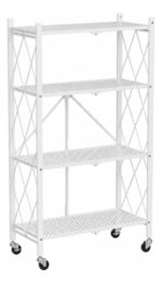 Organizador 4 Estantes Plegable De Cocina Con Ruedas 50035 - Imagen 5