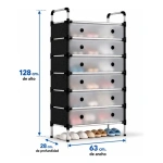 Organizador de zapatillas de 6 niveles zapatero Wfb6207 - Imagen 5
