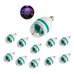 Pack X10 Bolas De Rayos Con Luces Giratorias Leds Dj 1.5w