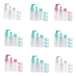 Pack X10 Neceser Set De Frascos Viaje Cuidado Personal Qq289