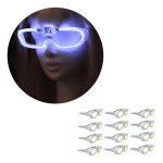 Pack X12 lentes audio rítmicos luminosos para fiesta Rr40