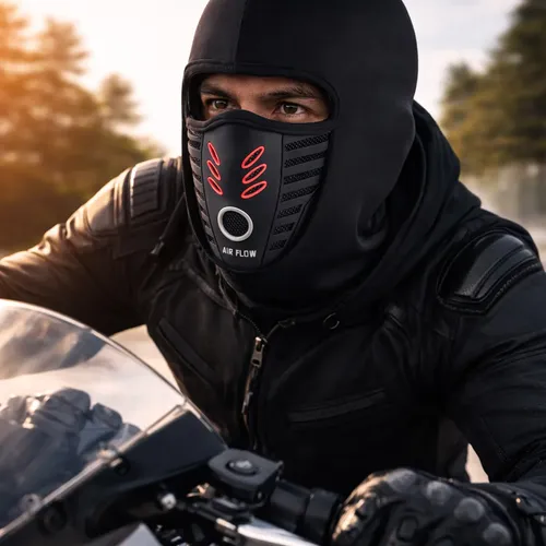 Pack X12 Mascara Balaclava Moto Termica Pasamontaña Saa09 - Imagen 5