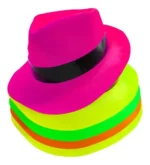 Pack X12 Sombrero Gorro Fluor Cotillon Carioca Fiesta Sha01 - Imagen 3