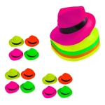 Pack X12 Sombrero Gorro Fluor Cotillon Carioca Fiesta Sha01