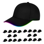 Pack X20 Gorra Led Luminosa Con Visera Neón Cotillón Y771