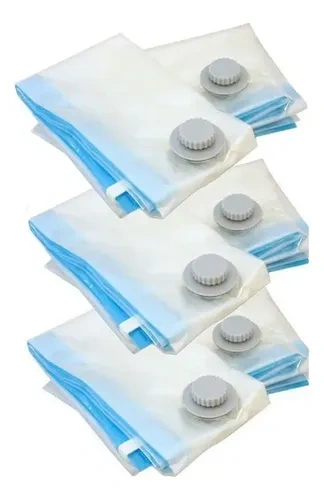 Pack X5 Bolsas Al Vacio Organizadoras De Ropa 50x60cm - Imagen 3