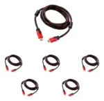 Pack X6 Cable Hdtv Macho Macho Full 1080p 1.5 Mts Tv Consola