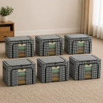 Pack X6 Cajas Organizadoras Ropa Toallones 50x40x30 Cm. 66l