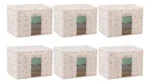 Pack X6 Cajas Organizadoras Ropa Toallones 50x40x30 Cm. 66l - Imagen 19