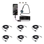Pack X6 Cámara Boroscopio Endoscopio 3 En 1 Usb Tipo C Pc