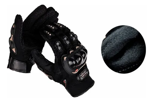 Pack X6 Guantes Motos Bici Probiker Con Proteccion El495 Negro Universal - Imagen 2