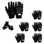 Pack X6 Guantes Motos Bici Probiker Con Proteccion El495 Negro Universal