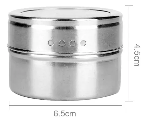Pack X 12 Especieros Condimenteros Imantados Magneticos B07r - Imagen 7