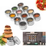 Pack X 12 Especieros Condimenteros Imantados Magneticos B07r - Imagen 2