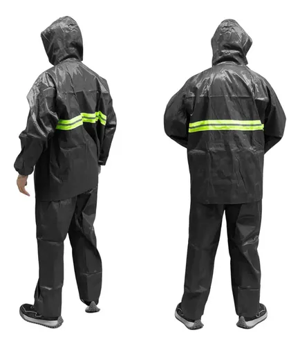 Piloto Rompe Viento De Lluvia Impermeable Con Capucha 90478 - Imagen 18